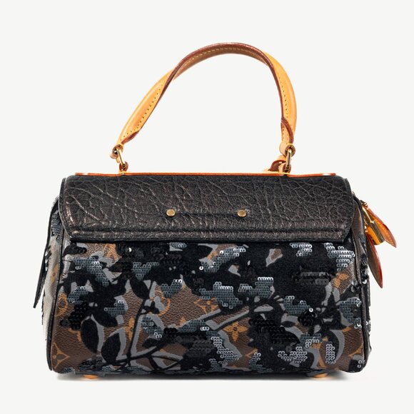 Louis Vuitton AW/10 Carrousel Monogram Fleur de Jais Sequined Velvet Handbag - Picture 4 of 15